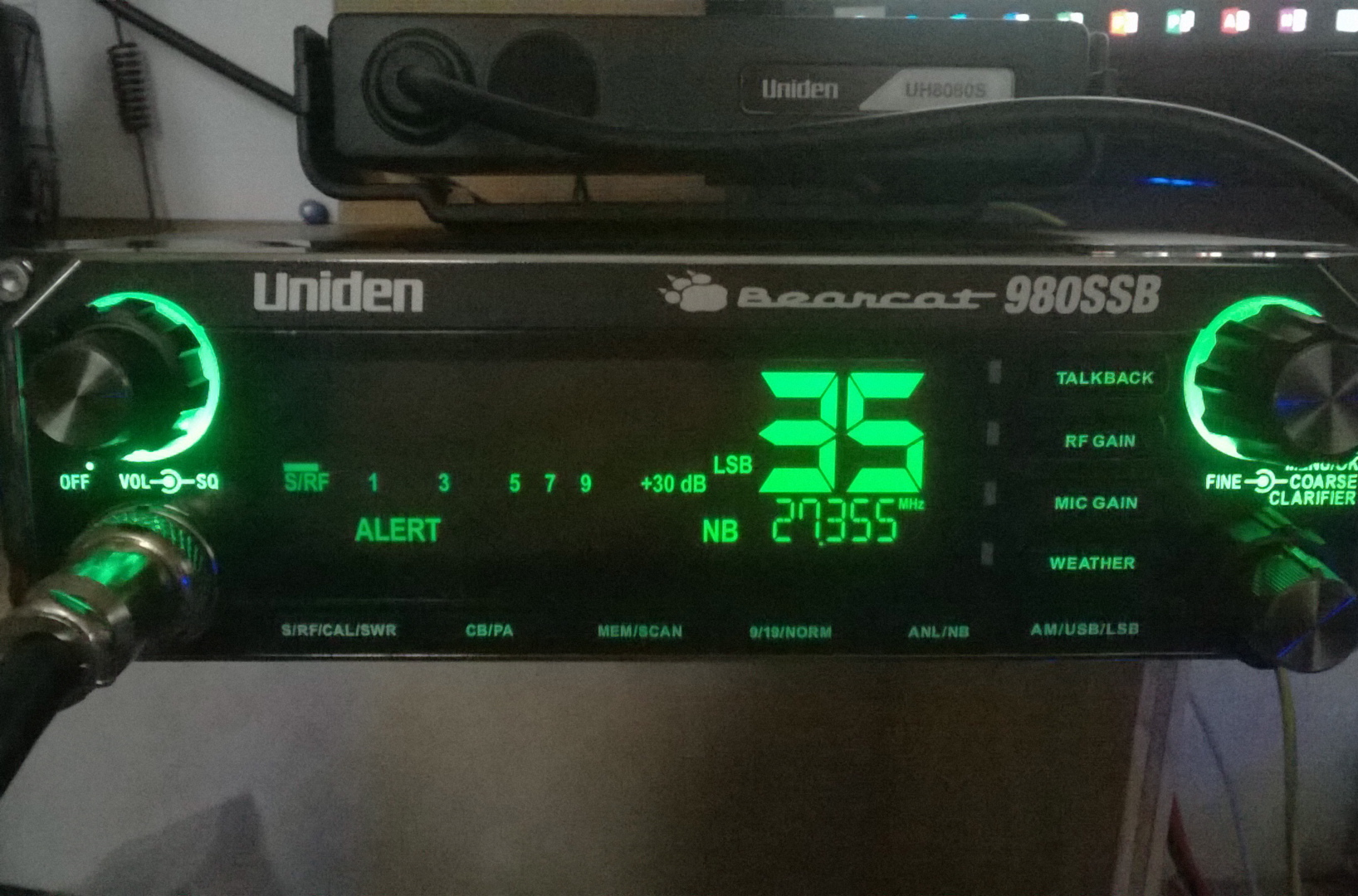 Uniden Bearcat 980SSB on Channel 35