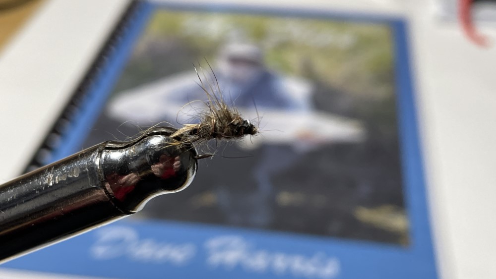 My very first hare and copper fly in my vice